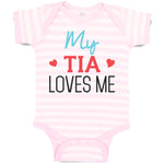 Baby Clothes My Tia Loves Me Baby Bodysuits Boy & Girl Newborn Clothes Cotton