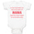 Baby Clothes If You Mess with Me You Mess with My Nana B Funny Baby Bodysuits