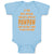Baby Clothes If You Mess with Me You Mess with My Pawpaw Dad Father's Day Cotton