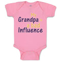 Baby Clothes My Grandpa Is A Bad Influence Grandpa Grandfather Baby Bodysuits