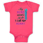 Baby Clothes My Hero Wears Scrubs and I Call Her Mommy Doctor Nurse Cotton