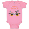 Baby Clothes Daddy's Helper Dad Father's Day Baby Bodysuits Boy & Girl Cotton