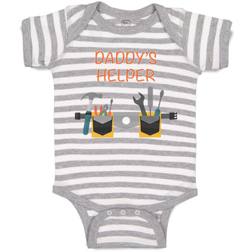 Baby Clothes Daddy's Helper Dad Father's Day Baby Bodysuits Boy & Girl Cotton