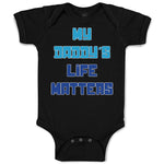 Baby Clothes My Daddy's Life Matters Dad Father's Day Baby Bodysuits Cotton