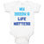 Baby Clothes My Daddy's Life Matters Dad Father's Day Baby Bodysuits Cotton