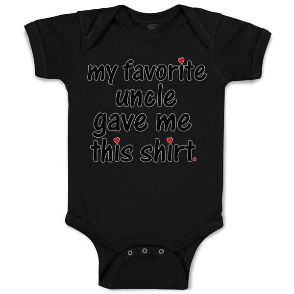 Baby Clothes My Favorite Uncle Game Me This Shirt Baby Bodysuits Cotton