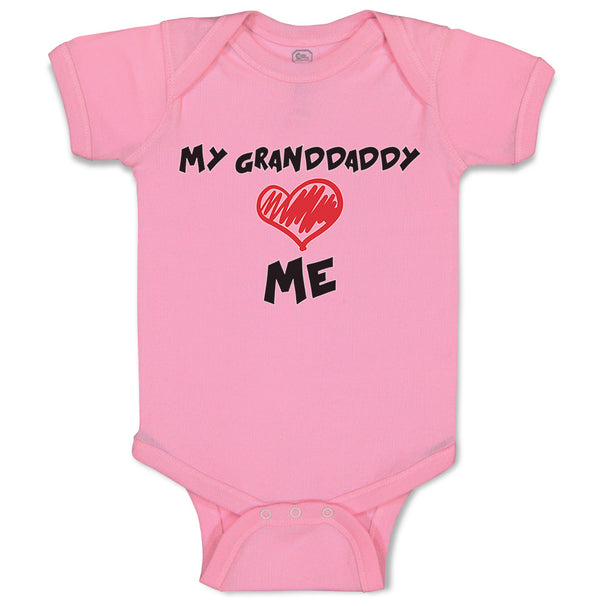 Baby Clothes My Granddaddy Love Me Grandpa Grandfather Baby Bodysuits Cotton