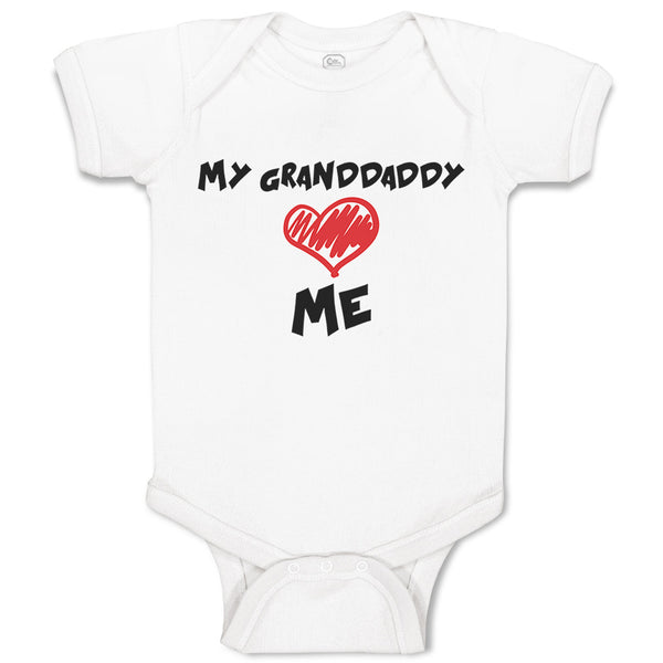 Baby Clothes My Granddaddy Love Me Grandpa Grandfather Baby Bodysuits Cotton