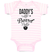 Baby Clothes Daddy's Little Beard Puller A Dad Father's Day Baby Bodysuits
