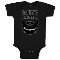 Baby Clothes Daddy's Little Beard Puller B Dad Father's Day Funny Baby Bodysuits