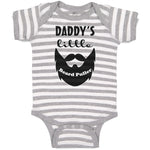 Baby Clothes Daddy's Little Beard Puller B Dad Father's Day Funny Baby Bodysuits