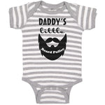 Baby Clothes Daddy's Little Beard Puller B Dad Father's Day Funny Baby Bodysuits