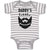 Baby Clothes Daddy's Little Beard Puller B Dad Father's Day Funny Baby Bodysuits