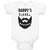Daddy's Little Beard Puller B Dad Father's Day Funny