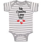 Baby Clothes My Cousins Love Me Pregnancy Announcement Baby Bodysuits Cotton