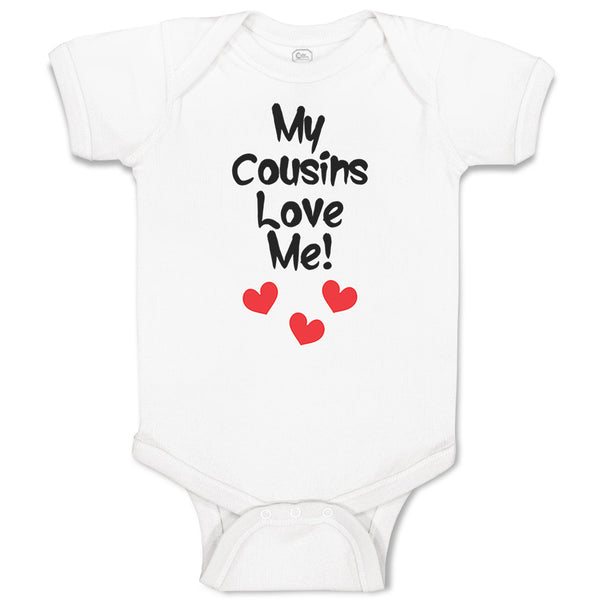 Baby Clothes My Cousins Love Me Pregnancy Announcement Baby Bodysuits Cotton