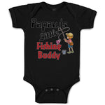 Baby Clothes Papaw's Little Fishing Buddy Grandpa Grandfather Dad Father's Day
