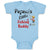 Baby Clothes Papaw's Little Fishing Buddy Grandpa Grandfather Dad Father's Day