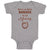 Baby Clothes Born to Ride Horses with Mommy Baby Bodysuits Boy & Girl Cotton