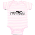 Baby Clothes Don T Scare Me I Poop Easily! Baby Bodysuits Boy & Girl Cotton