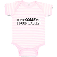 Baby Clothes Don T Scare Me I Poop Easily! Baby Bodysuits Boy & Girl Cotton
