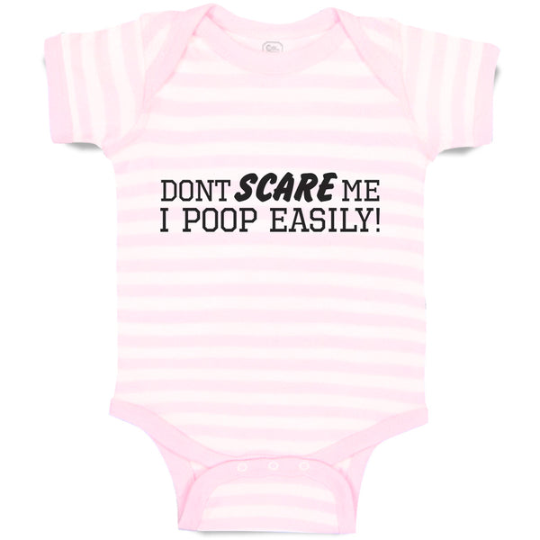 Baby Clothes Don T Scare Me I Poop Easily! Baby Bodysuits Boy & Girl Cotton