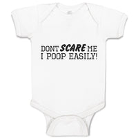 Baby Clothes Don T Scare Me I Poop Easily! Baby Bodysuits Boy & Girl Cotton