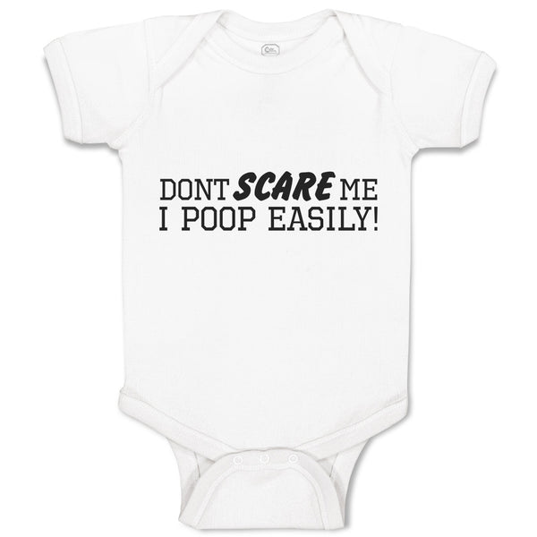 Baby Clothes Don T Scare Me I Poop Easily! Baby Bodysuits Boy & Girl Cotton