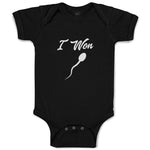 Baby Clothes I Won Baby Bodysuits Boy & Girl Newborn Clothes Cotton