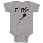 Baby Clothes I Won Baby Bodysuits Boy & Girl Newborn Clothes Cotton
