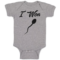 Baby Clothes I Won Baby Bodysuits Boy & Girl Newborn Clothes Cotton
