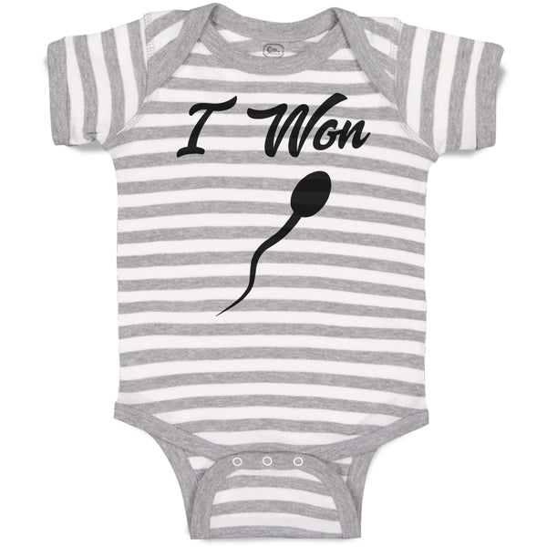 Baby Clothes I Won Baby Bodysuits Boy & Girl Newborn Clothes Cotton
