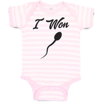 Baby Clothes I Won Baby Bodysuits Boy & Girl Newborn Clothes Cotton