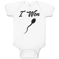 Baby Clothes I Won Baby Bodysuits Boy & Girl Newborn Clothes Cotton