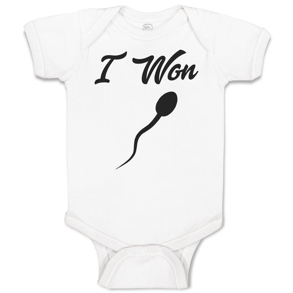 Baby Clothes I Won Baby Bodysuits Boy & Girl Newborn Clothes Cotton