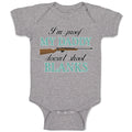 Baby Clothes I'M Proof My Daddy Doesn'T Shoot Blanks Baby Bodysuits Cotton