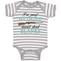 Baby Clothes I'M Proof My Daddy Doesn'T Shoot Blanks Baby Bodysuits Cotton