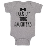 Baby Clothes Lock up Your Daughters Baby Bodysuits Boy & Girl Cotton