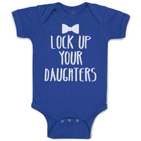 Baby Clothes Lock up Your Daughters Baby Bodysuits Boy & Girl Cotton