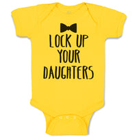 Baby Clothes Lock up Your Daughters Baby Bodysuits Boy & Girl Cotton