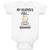 Baby Clothes My Diaper's Full Woooo! Baby Bodysuits Boy & Girl Cotton