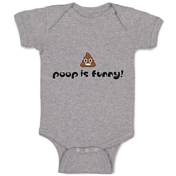 Baby Clothes Poop Is Funny! Baby Bodysuits Boy & Girl Newborn Clothes Cotton