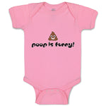 Baby Clothes Poop Is Funny! Baby Bodysuits Boy & Girl Newborn Clothes Cotton