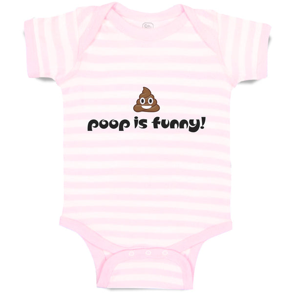 Baby Clothes Poop Is Funny! Baby Bodysuits Boy & Girl Newborn Clothes Cotton