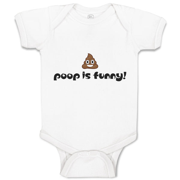 Baby Clothes Poop Is Funny! Baby Bodysuits Boy & Girl Newborn Clothes Cotton