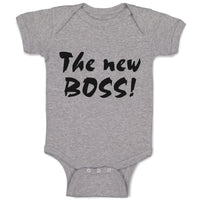 Baby Clothes The New Boss! Baby Bodysuits Boy & Girl Newborn Clothes Cotton