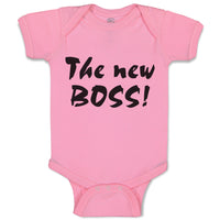 Baby Clothes The New Boss! Baby Bodysuits Boy & Girl Newborn Clothes Cotton