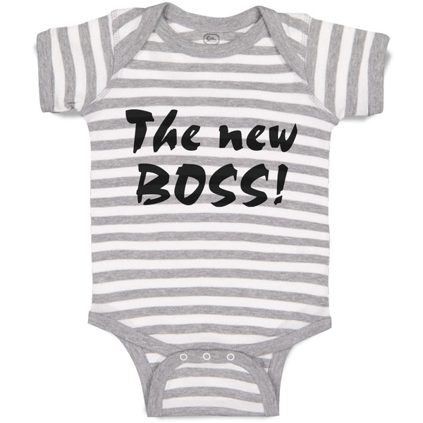 Baby Clothes The New Boss! Baby Bodysuits Boy & Girl Newborn Clothes Cotton