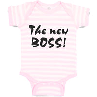 Baby Clothes The New Boss! Baby Bodysuits Boy & Girl Newborn Clothes Cotton