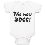 Baby Clothes The New Boss! Baby Bodysuits Boy & Girl Newborn Clothes Cotton